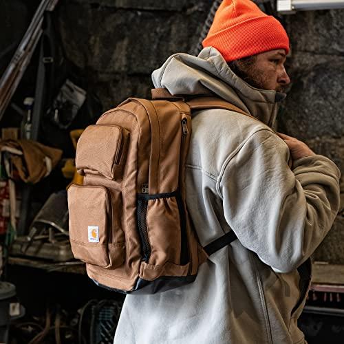 Carhartt Carhartt Force Advanced Backpack with 15-Inch Laptop Sleeve, Tablet Storage, and Portable Charger Compartment, Carhartt Brown