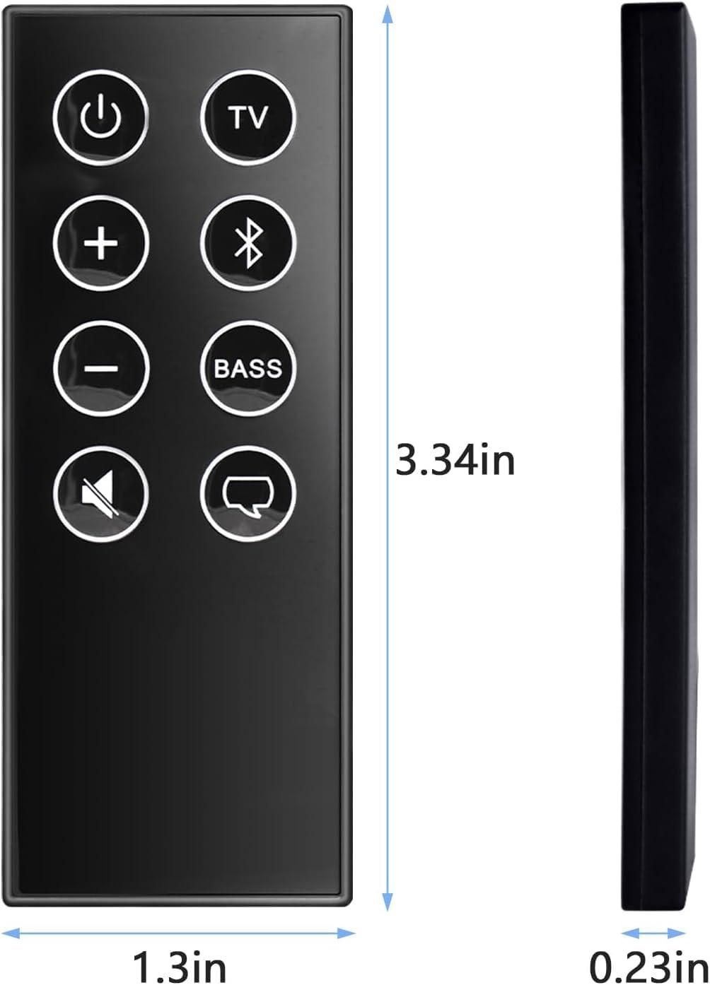 joelrise New Replacement Remote Control for Bose TV Speaker and Solo Soundbar Series II Compatible with Bose Solo 5,10,15 Sound Systems (Models 418775, 431974, 732522, 845194, 740928-1120, 838309-1100)