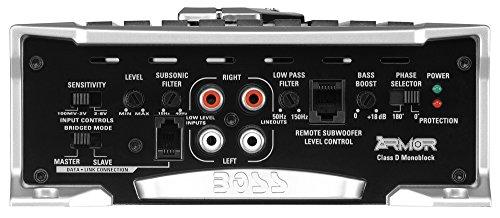 BOSS Audio Systems Boss AR4000D Armor 4000W Monoblock Class D Car Audio Amp + Remote (4 Pack)