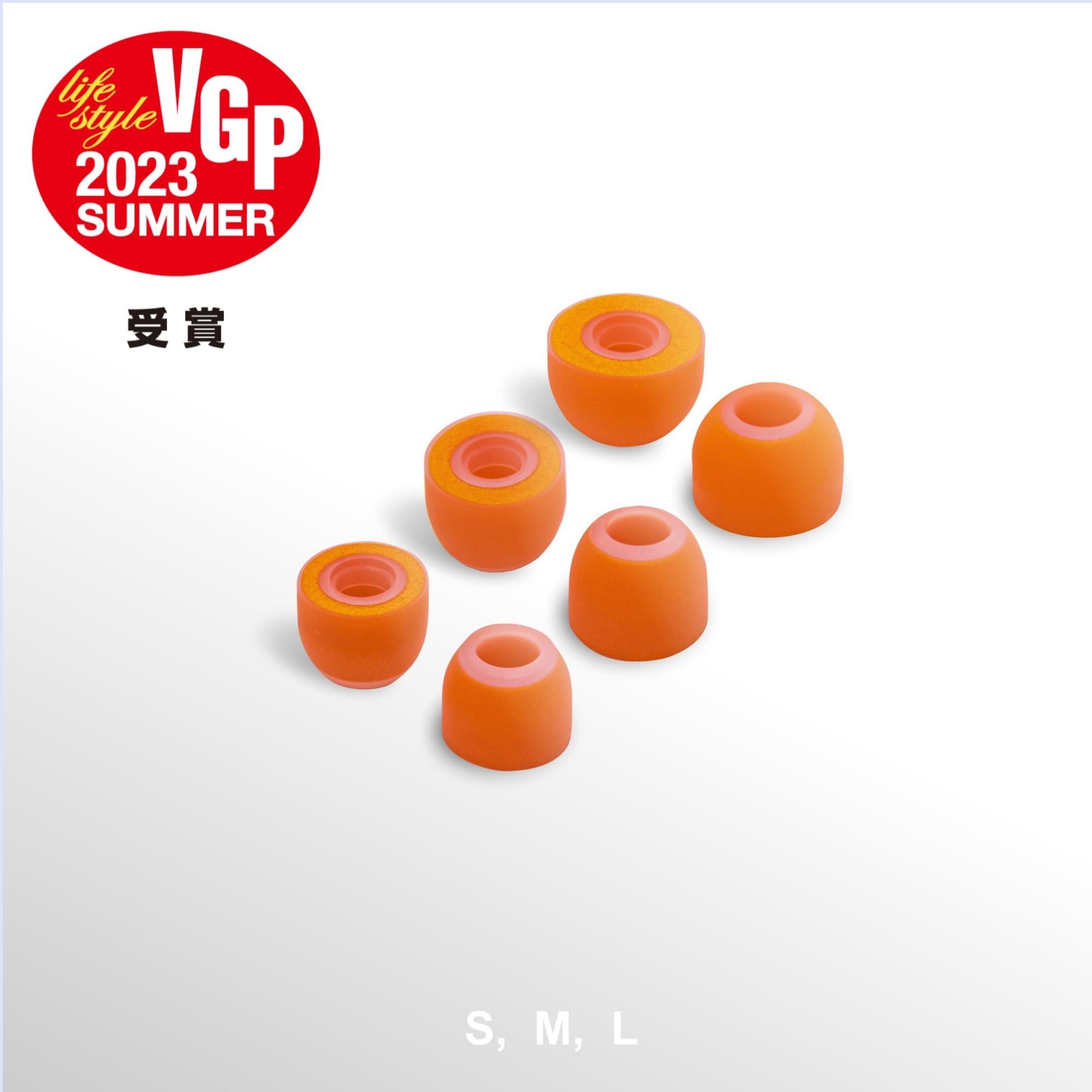 Symbio SYMBIO W New Improved Ear Tips Hybrid Design: Soft Memory Foam Core & Silicone Outside. Comfortable Fit, Longer Life - 3 Pairs (Small/Medium/Large)