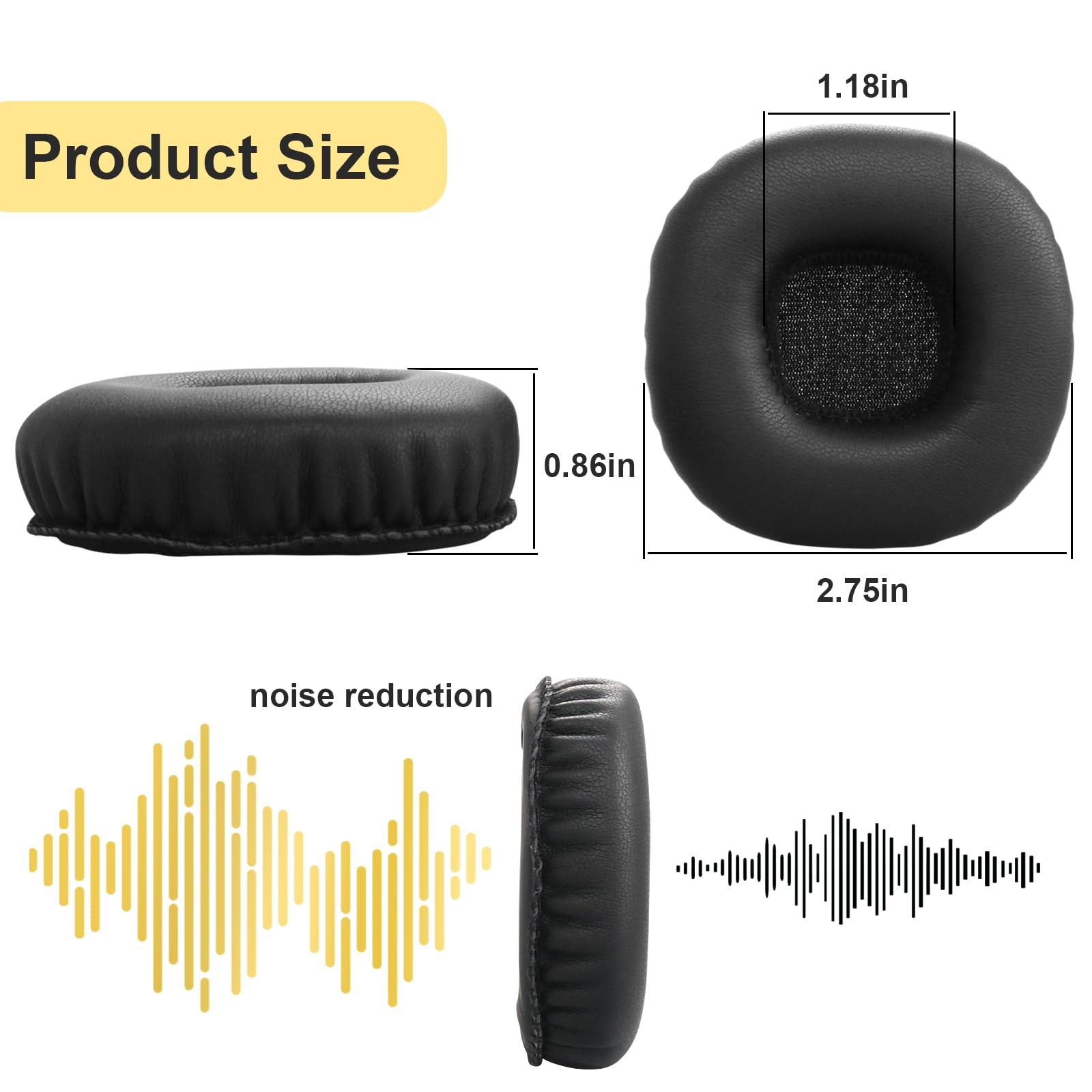Sodorous Mid ANC Replacement Ear Pads Ear Cushions Compatible with Marshall Mid ANC Active Noise Cancelling On-Ear Headphone Earpads Repair Parts