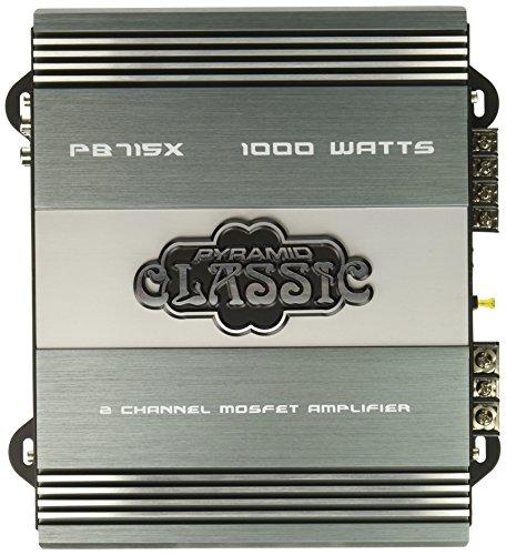 Pyramid Pyramid PB715X 1000 Watts 2 Channel Bridgeable Car Amplifier