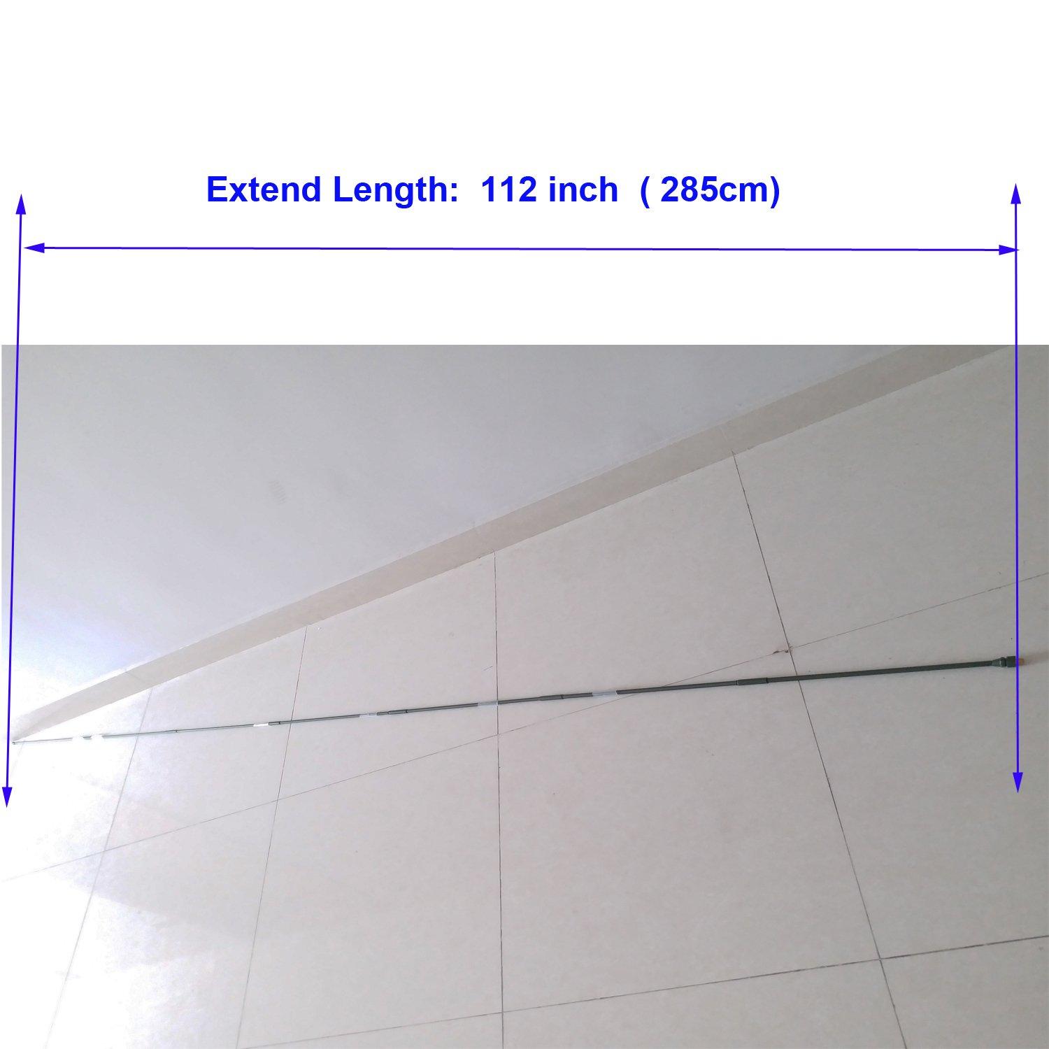 BESTBECAR HF Manpack Collapsible 7 Element Whip Antenna 285 CM Length