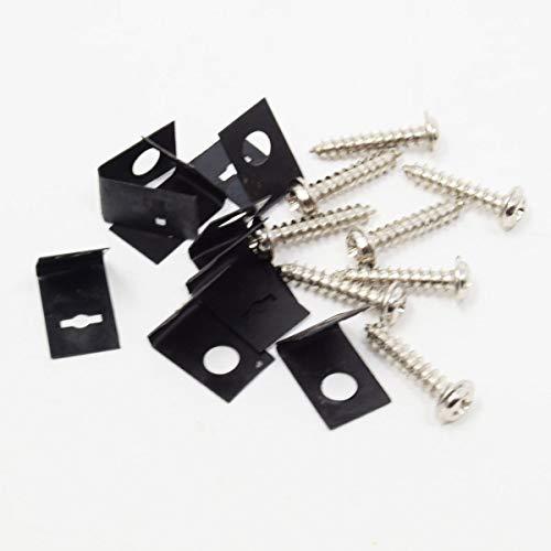 Audiopipe 2 Pairs 6.5" Plastic Speaker Spacer Rings - Subwoofer Mid Range Custom Installation Mounting Adapter