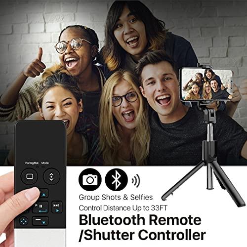 TNP Products TNP Bluetooth Remote Control for iPad iPhone - Trackpad Media Presenter for iOS Mac Android Tablet PC - Wireless Camera Shutter, Media Button, Presentation Clicker, iPad Air Pro, MacBook Pro Mini M1