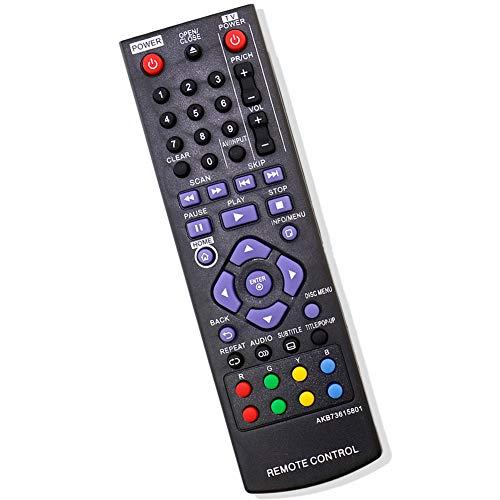 PerFascin New Replacement Remote Control AKB73615801 fit for LG Blu-ray BP320 BP220 BP200 BP325W BP125 BP220N BP320N BP325