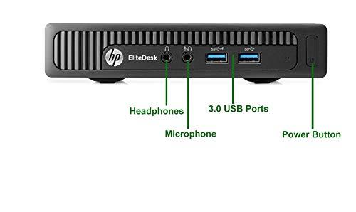 HP HP EliteDesk 800 G1 Tiny Computer PC, Intel Core i5 Processor, 16GB Ram, 500GB SSD, Wireless Keyboard & Mouse, WiFi | Bluetooth, New 23.8" FHD LED Monitor, Win 10 Pro (Renewed)