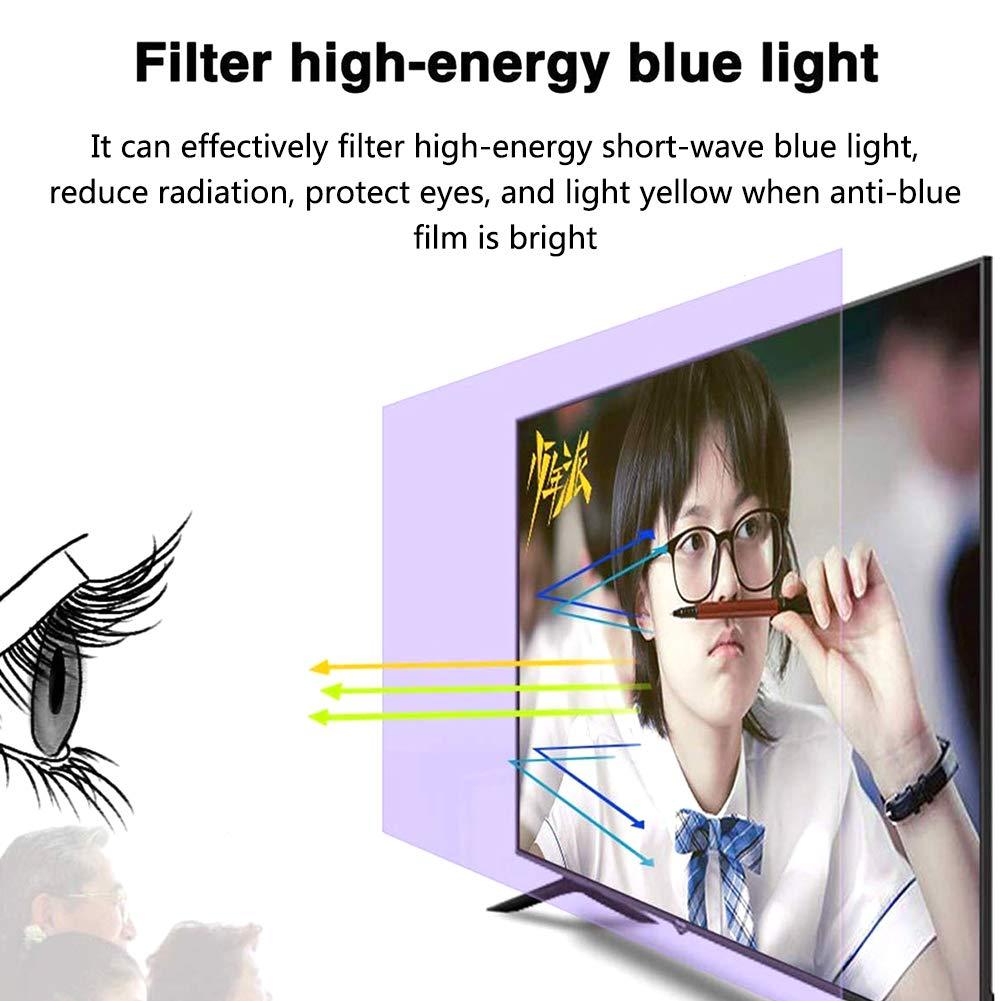AIZYR AIZYR 86inch Matte Anti-Glare TV Screen Protector, Anti Blue Light PET Soft Film Make The Light Soft Relieve Eye Strain for Smart TV 4K LED Samsung, LG, 1pack, 75.8x43.3inch