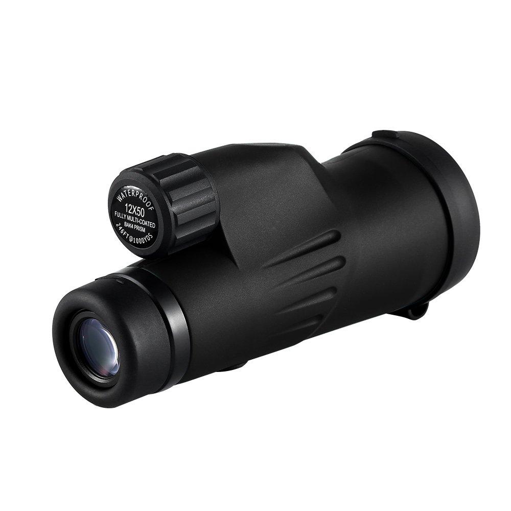 Wingspan Optics Wingspan Optics Explorer High Powered 12X50 Monocular. Bright and Clear. Single Hand Focus. Waterproof. Fog Proof. For Bird Watching, or Watching Wildlife. Daytime Use. Formerly Polaris Optics