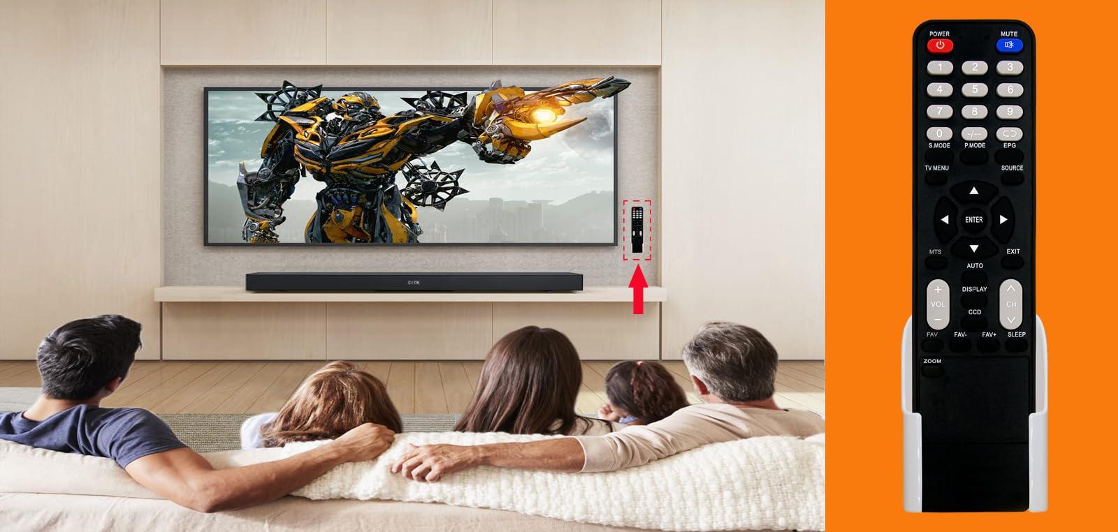 XINJISHIMIN Replacement Remote Control for Pyle PTVDLED22 PTVLED23 PTVDLED24 PTVLED32 PTVDLED33 PTVLED50 LCD LED HDTV TV Player