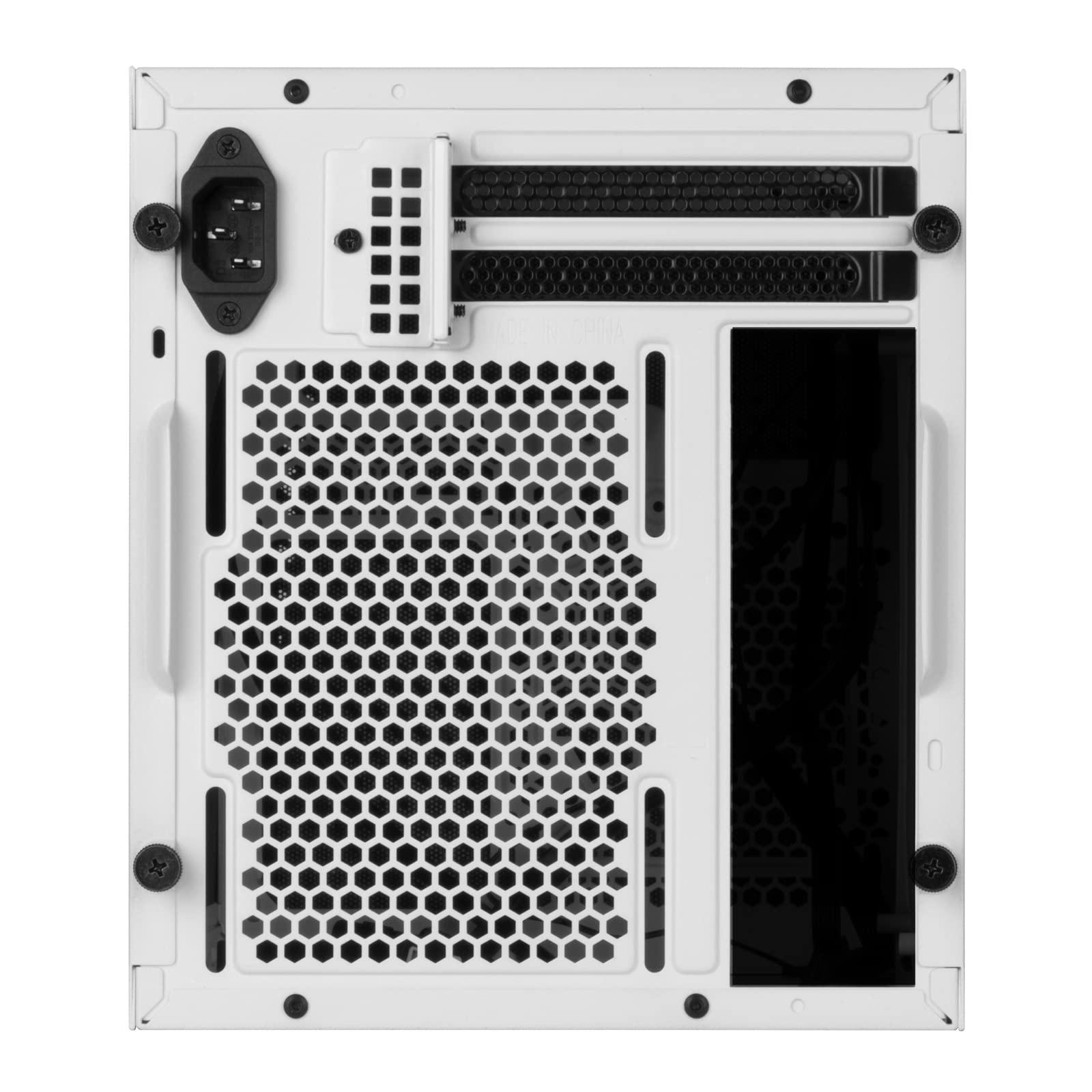 SilverStone SilverStone Technology SUGO 16 White Mini-ITX Small Form Factor case with All Steel Construction, SST-SG16W