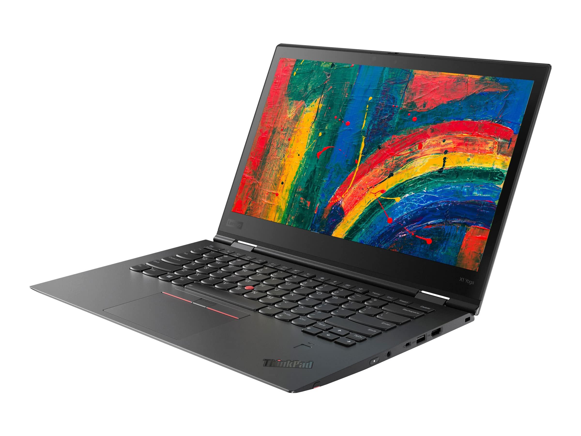 Lenovo Lenovo ThinkPad X1 Yoga (3rd Gen) i7 8650U 1.9Ghz 14" 2-in-1 Convertible Laptop, 16GB RAM, 1TB NVMe PCIe M.2 SSD, FHD 1080p, Thunderbolt 3 USB-C, Webcam, Windows 11 Pro (Renewed)