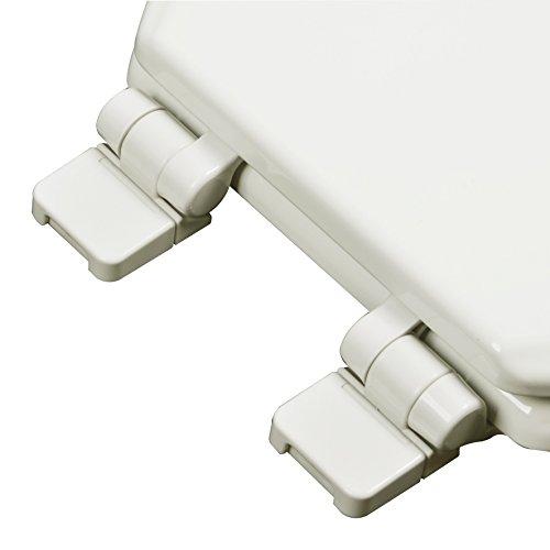 Bath Décor Bath Décor 1F1E7-02 Premium Molded Wood Toilet Seat, Biscuit/Linen