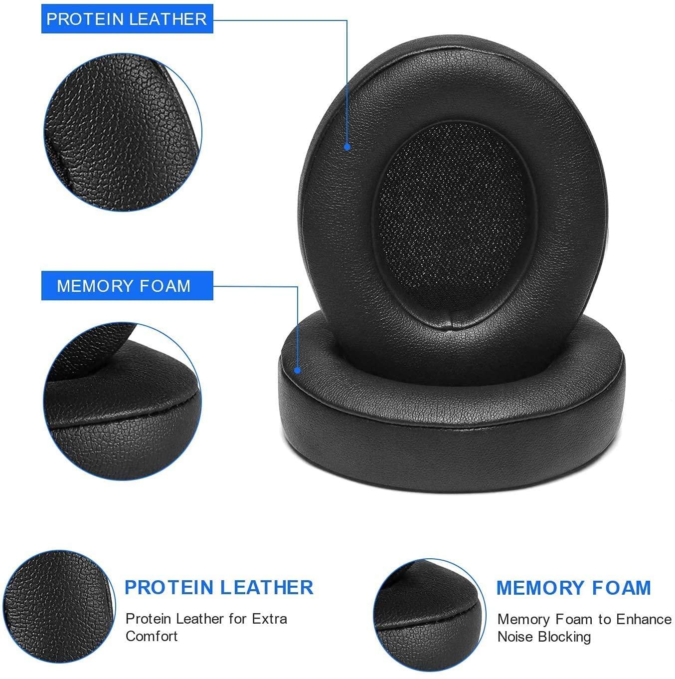 Eztronics Corp Replacement Ear Pads for Beats Studio 3 (A1914), Studio 3.0 Wireless Headphones Ear Cushions, Headset Earpads, Ear Cups Cover Repair Parts