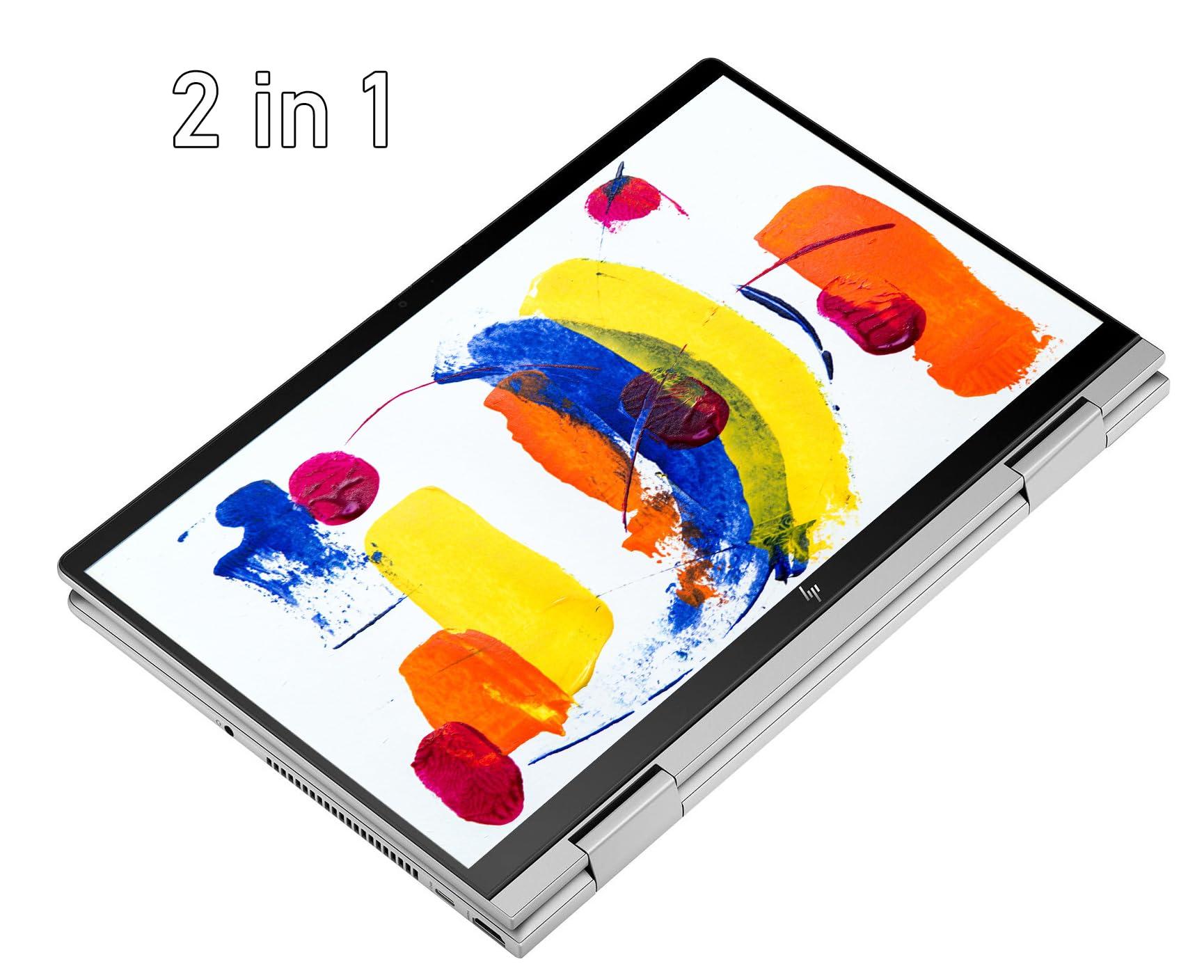 HP HP Envy x360 2-in-1 14\" FHD IPS Touchscreen Laptop Intel Core i5-1335U(Beats i7-1260U) Backlit KB Fingerprint Reader, Windows 11 | Natural Silver (8GB RAM | 512GB SSD) (14 inch)