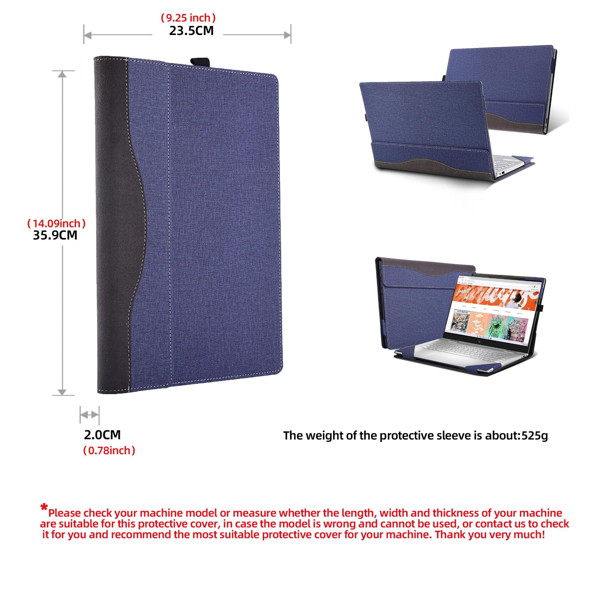 VEVOOD Laptop Case for HP Envy x360 Convertible 15-inch Laptop 15-es2026nr|15-es2010nr 2022|15-eu1026nr| 15-es2000 Series 15.6inches Notebook Sleeve Detachable Protective Back Shell (Blue)