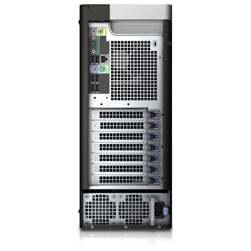 Dell Dell Precision T7810 Mid-Tower Workstation - 2X Intel Xeon E5-2620 v3 2.4GHz 6 Core Processors, 64GB DDR4 Memory, 512GB NVMe SSD, 4TB HDD, Nvidia Quadro K4200, Windows 10 Pro. (Renewed)