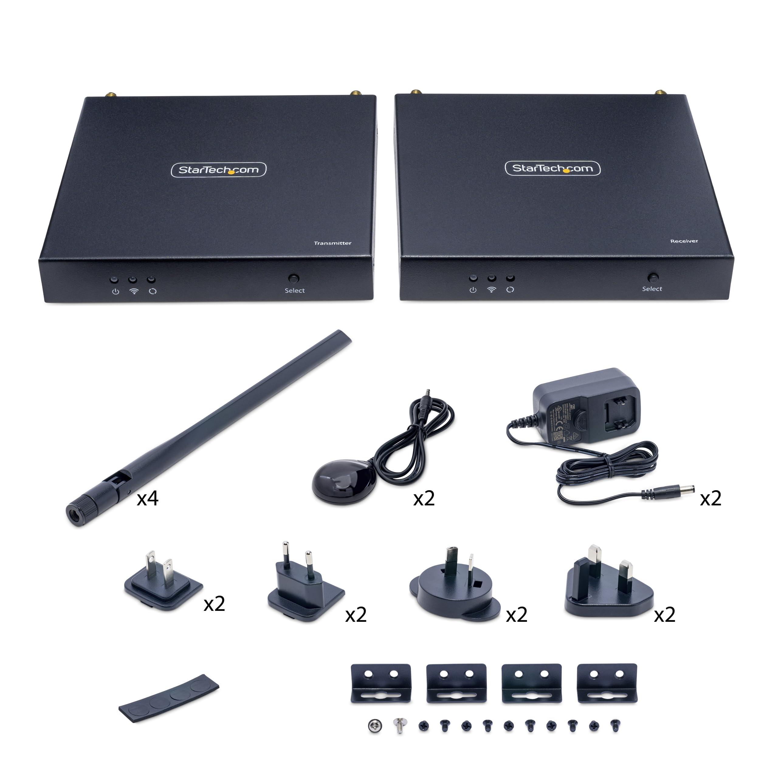 StarTech.com StarTech.com Wireless HDMI Extender, 4K 60Hz, Transmitter and Receiver Kit, Up to 165ft (50m), No Line-of-Sight Required