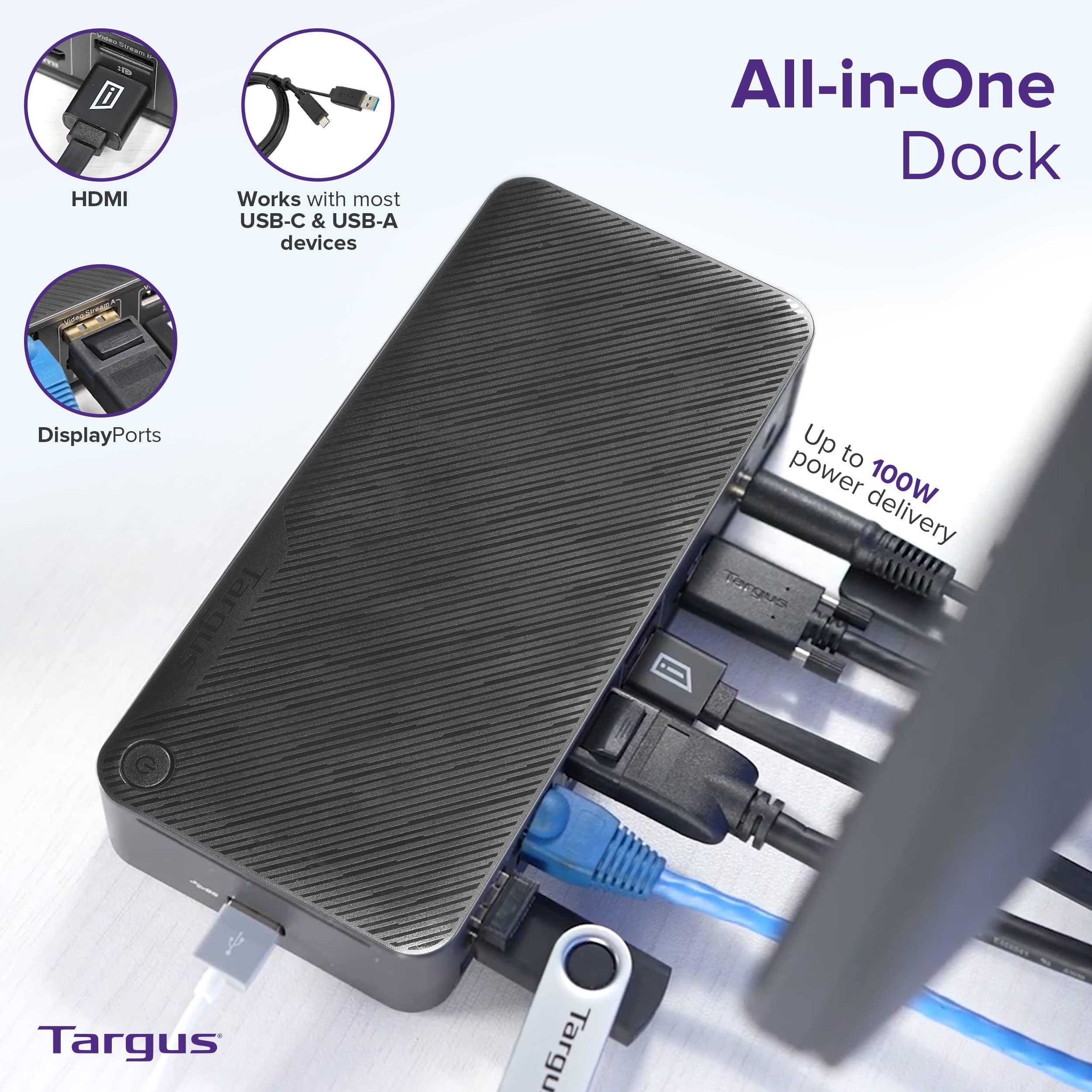 Targus Targus USB C Docking Station Universal DV4K (Renewed)