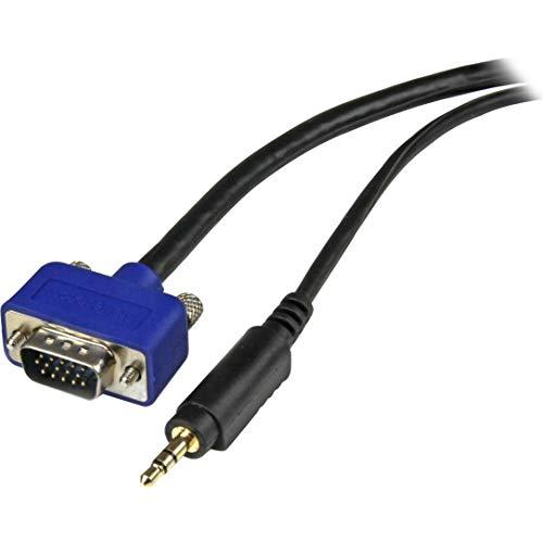 StarTech StarTech.com 6 ft. (1.8 m) VGA Cable with Audio - HD15 VGA with Audio - Coaxial High Resolution - Male/Male - VGA Monitor Cable (MXTHQMM6A)