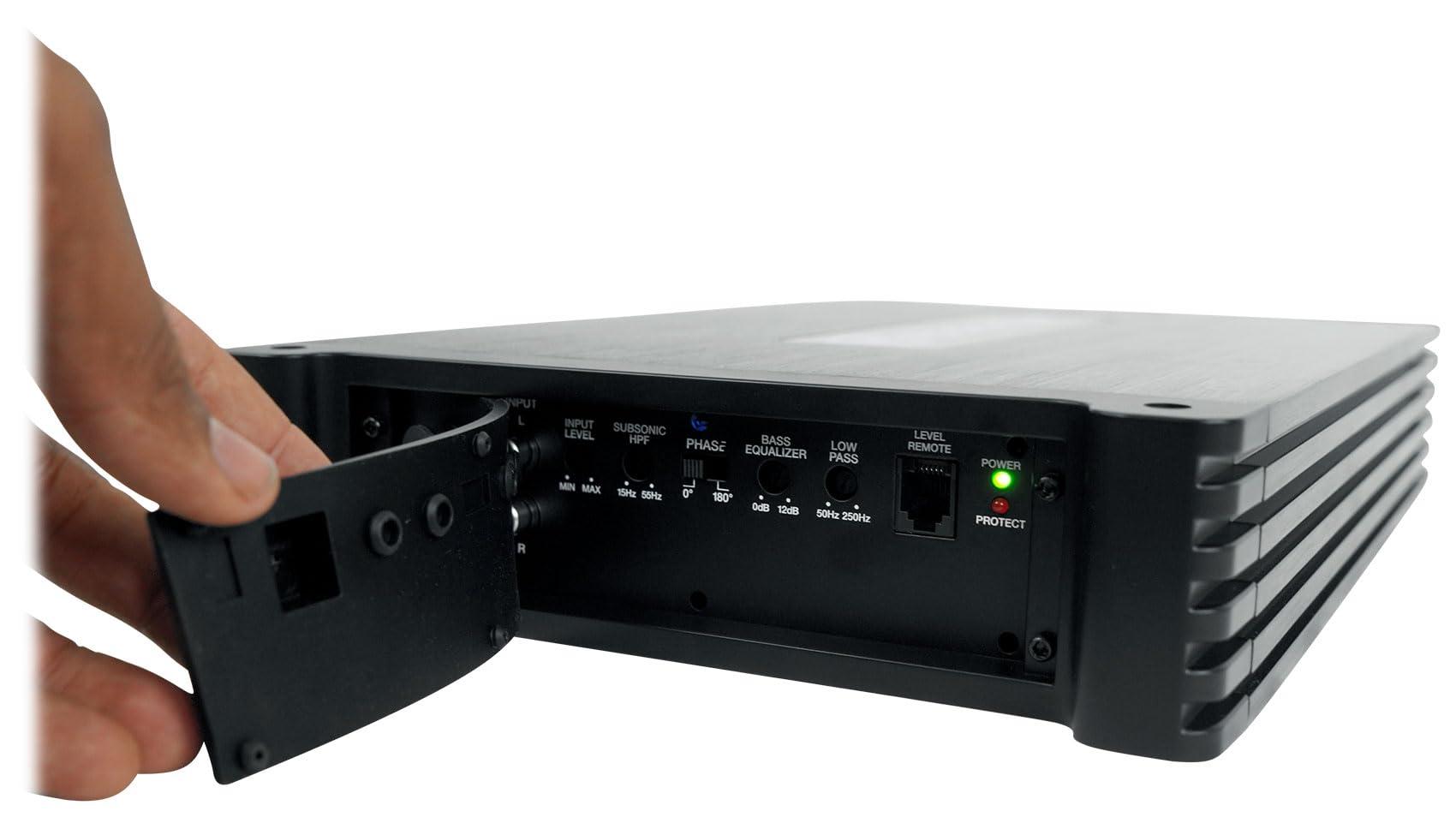 Rockville Rockville DBM13 3000W Peak / 750W RMS Mono Marine Amplifier, Class D, IPX6, Includes Remote, Adjustable Crossover, Subsonic Filter - Perfect for Boats, Marine Sound Systems, ATV, UTV, SIde by Sides