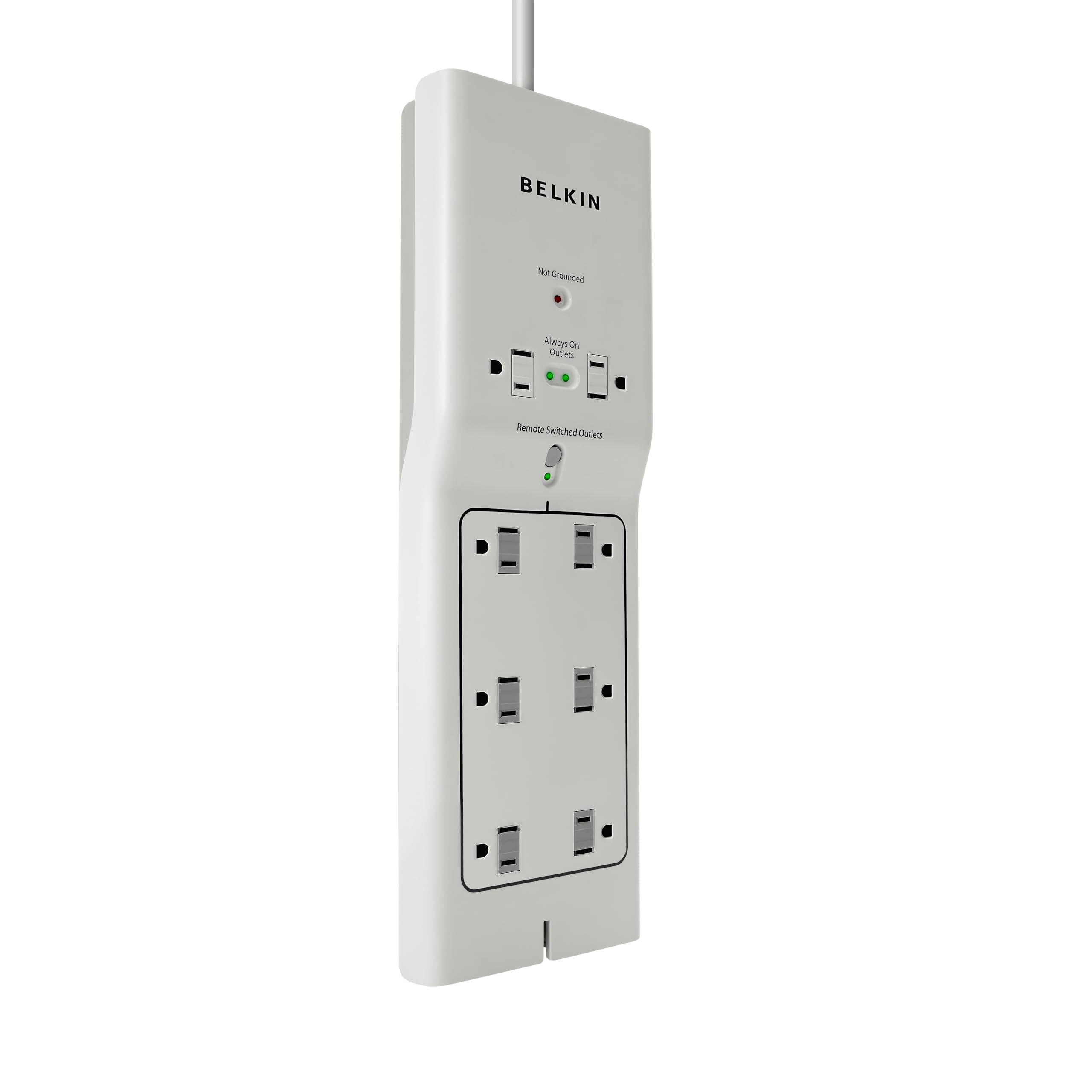 Belkin Belkin 8-Outlet Conserve Switch Surge Protector, 4ft Cord and Remote, White