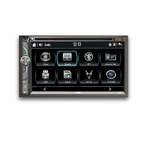 DS18 DS18 DDX6.9 Car Stereo Radio 6x9 inches Touchscreen Double Din Headunit with DVD, Bluetooth, USB and mirrorlink for iOS & Android AUX/USB/SD/AM/FM Multimedia Receiver