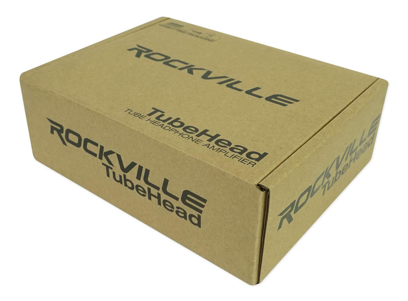 Rockville Rockville TubeHead Tube Headphone Amplifier Amp / 6K4 Tubes / 16-300 Ohms/180mW, Black