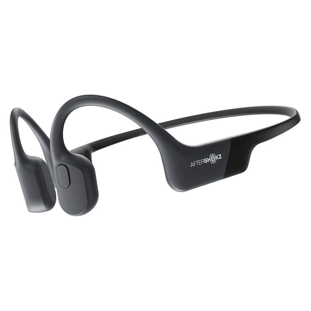 Aftershokz Aftershokz Aeropex (Rebranded as Shokz OpenRun) - Open-Ear Bluetooth Bone Conduction Sport Headphones - Sweat Resistant Wireless Earphones for Workouts and Running - Built-in Mic