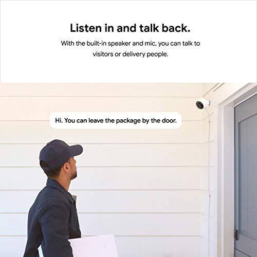 Google Google Nest Cam Outdoor - 1st Generation - Weatherproof Camera - Surveillance Camera with Night Vision - Control with Your Phone