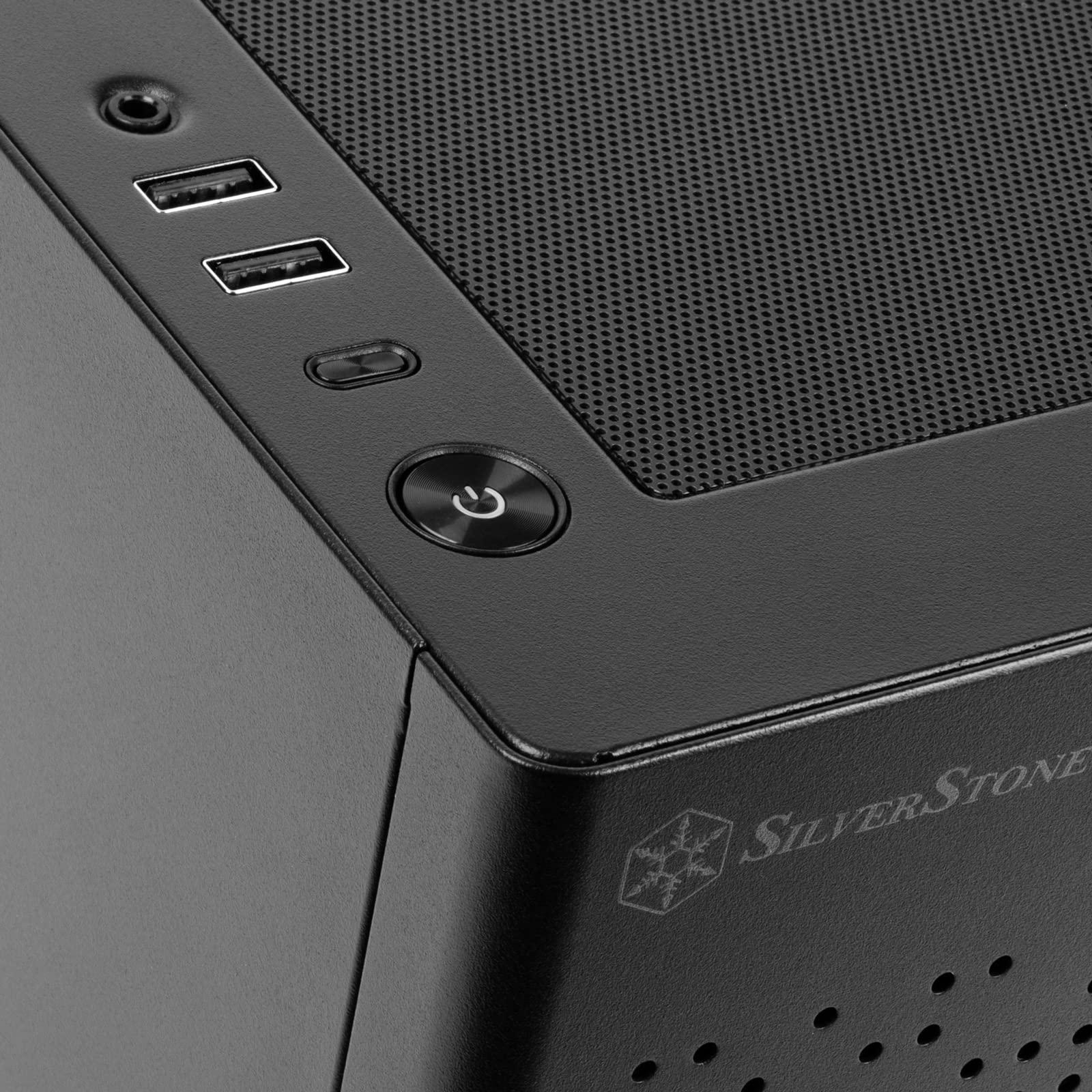 SilverStone Technology SilverStone Technology SUGO 16 Black Mini-ITX Small Form Factor case with All Steel Construction, SST-SG16B