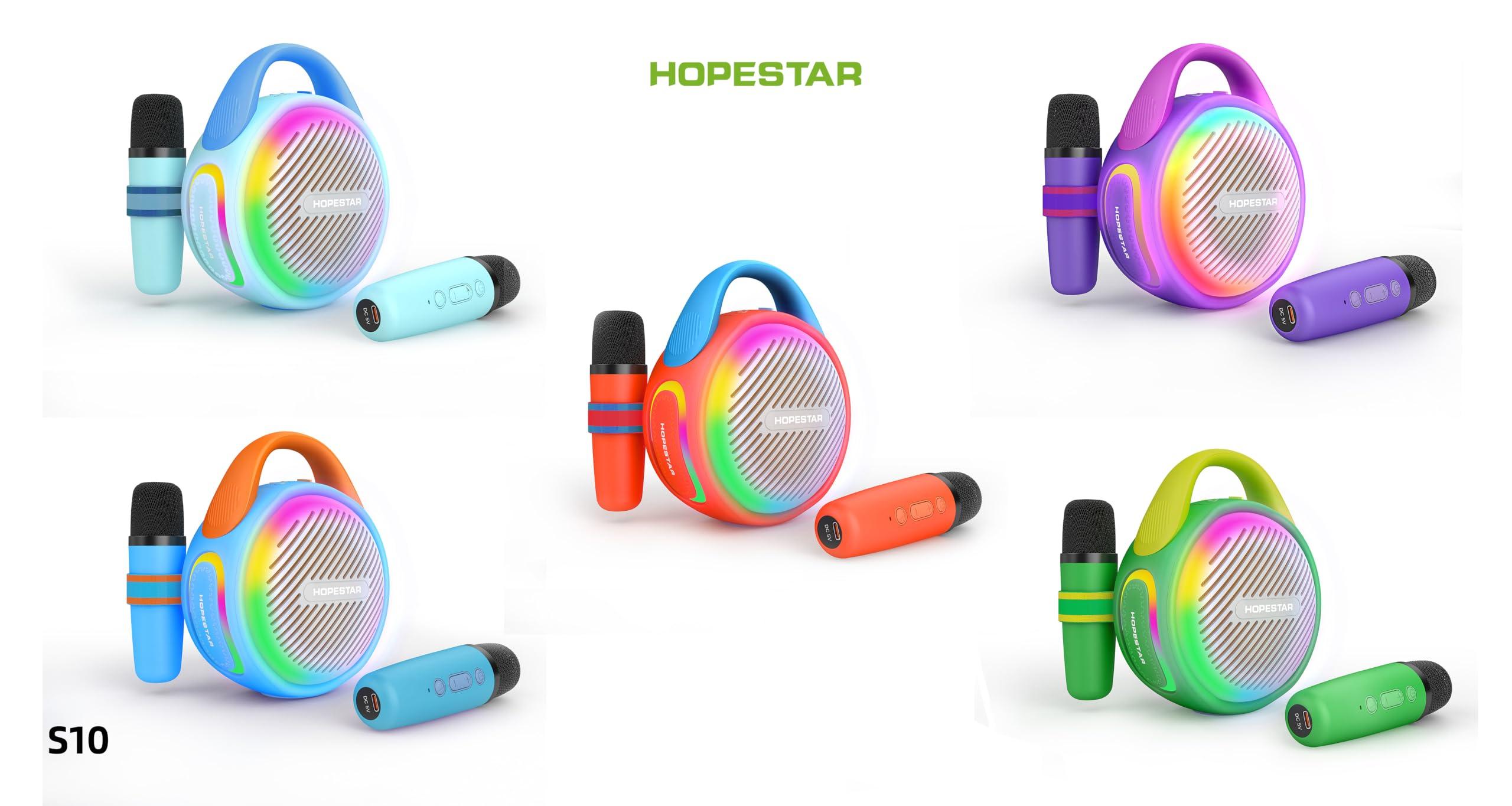 WorryFree Gadgets Portable Wireless 20W Waterproof Bluetooth Karaoke Speaker with Two Microphones for Kids, 3600mAh, Stereo Audio, AUX/TF Card (Green)