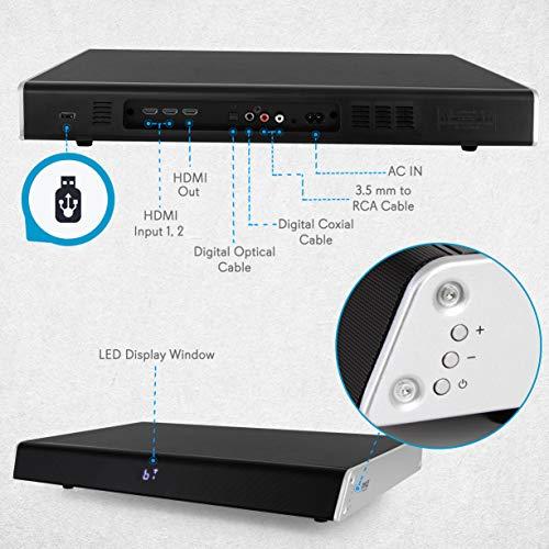 Pyle Pyle PSBV830HDBT Home Theater Speakers, TV Sound Bar Sound Base Bluetooth Wireless Speaker