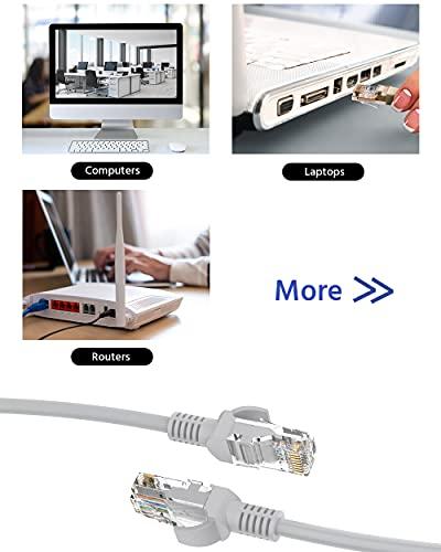 ANNKE ANNKE 100 FT Cat5e Internet High-Speed Network Cable, High-Speed PoE Ethernet Cable IP Camera and NVR System, Modem, PC, Consoles, etc., Compatible for Indoor/Outdoor Use