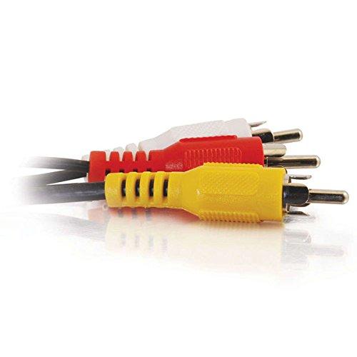 C2G C2G 40451 Value Series Composite Video + Stereo Audio Cable, Black (50 Feet, 15.24 Meters)