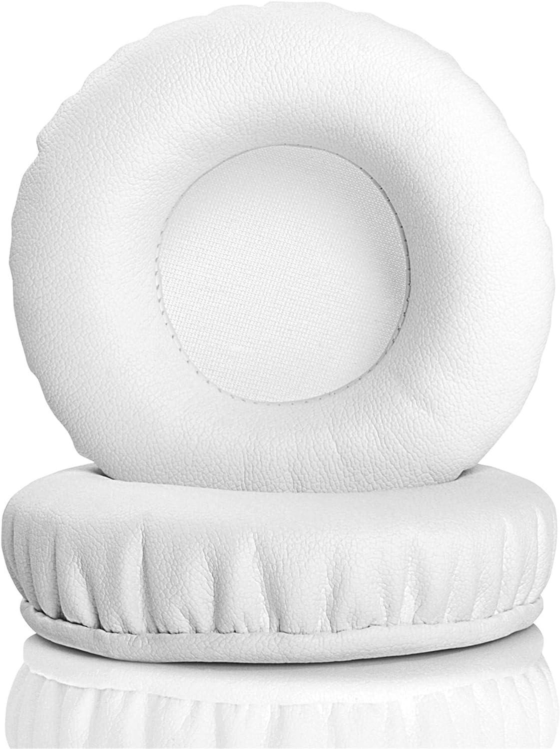 MinHutYa 1 Pair of Replacement Ear Pads Cushion Earpads Compatible with Sony MDR-ZX330BT MDR-ZX300 MDR-ZX310 Headset (White)