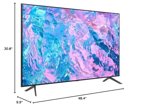 SAMSUNG SAMSUNG UN55CU7000 55 inch Crystal UHD 4K Smart TV Bundle with Deco Gear 2X 4K HDMI 2.0 Cable w/Copper Conductors & CPS Exclusive 26 Month Protection Pack (BEACH-CPS-261000)