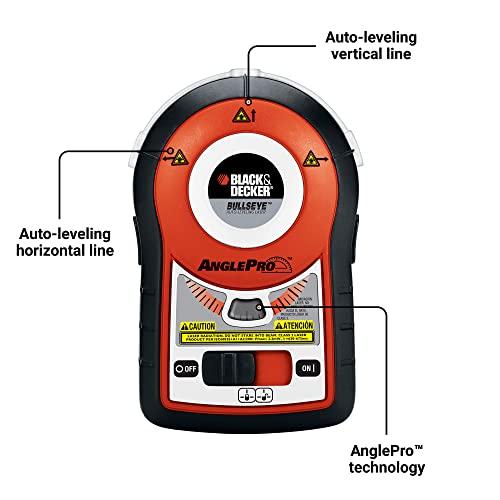 BLACK+DECKER BLACK+DECKER BullsEye Auto-Leveling Laser with AnglePro (BDL170)