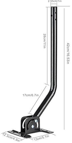 pingbingding PBD Outdoor Digital HD TV Antenna with High Gain Amplifier 150 Mile Long Range for UHF/VHF, Mounting Pole, 40FT RG6 Coaxial Cable, Easy Installation