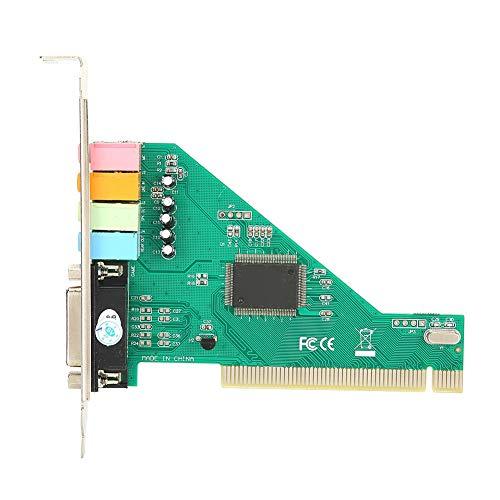 VBESTLIFE CMI8738 PCI Sound Card, PCI Sound Card Channel 4.1 for Computer Desktop Internal Audio Karte Stereo Surround