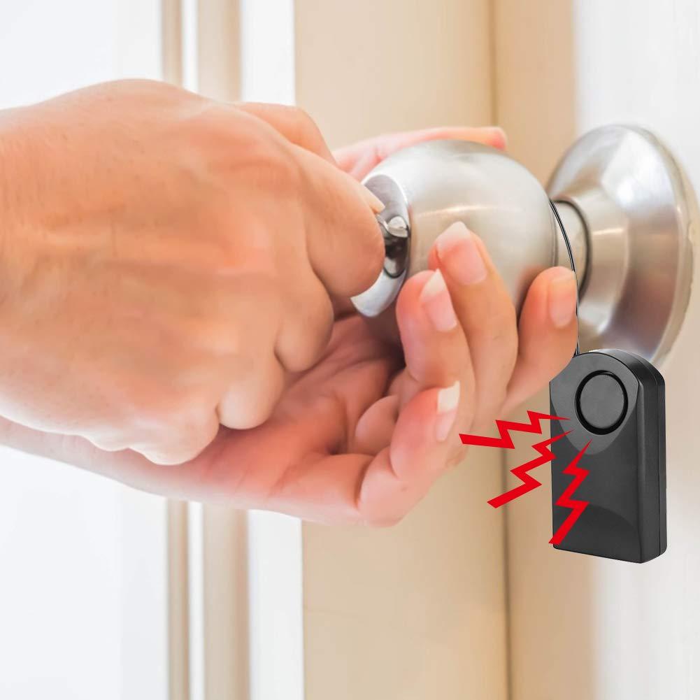 Sonew Portable Touch Door Sensor Anti Theft Security Alarm Door Knob Touch Alarm for Door Handle 120dB Ultra Alarm Ringing