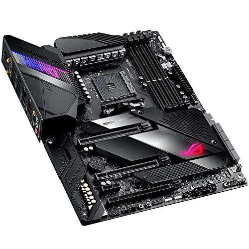 ASUS ASUS ROG X570 Crosshair VIII Hero (Wi-Fi) ATX Motherboard with PCIe 4.0, on-Board WiFi 6 (802.11Ax), 2.5 Gbps LAN, USB 3.2, SATA, M.2, Node and Aura Sync RGB Lighting