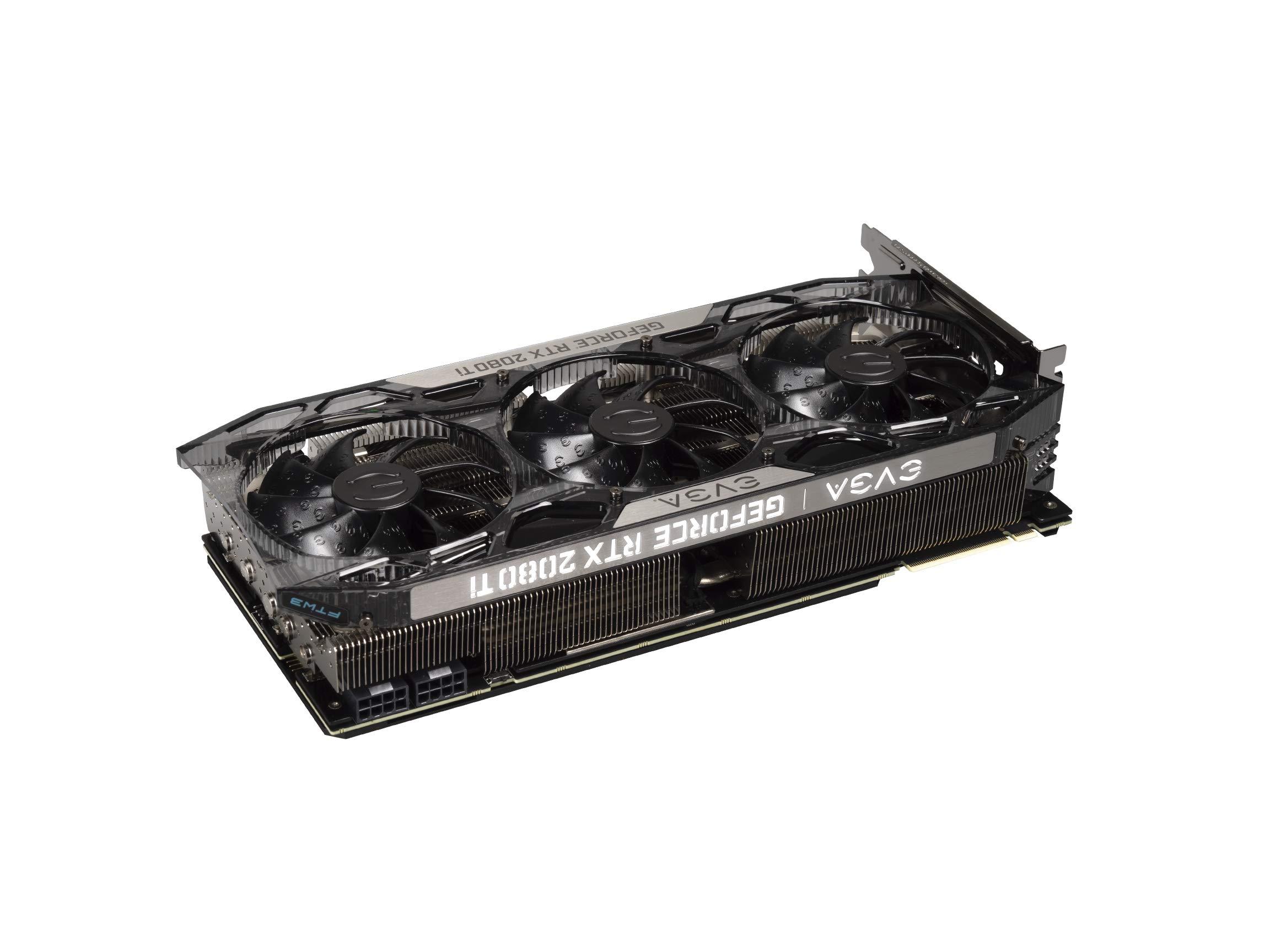 EVGA EVGA 11G-P4-2487-KR GeForce RTX 2080 Ti Ftw3 Ultra, Overclocked, 2.75 Slot Extreme Cool Triple + iCX2, 65C Gaming, RGB, Metal Backplate, 11GB GDDR6