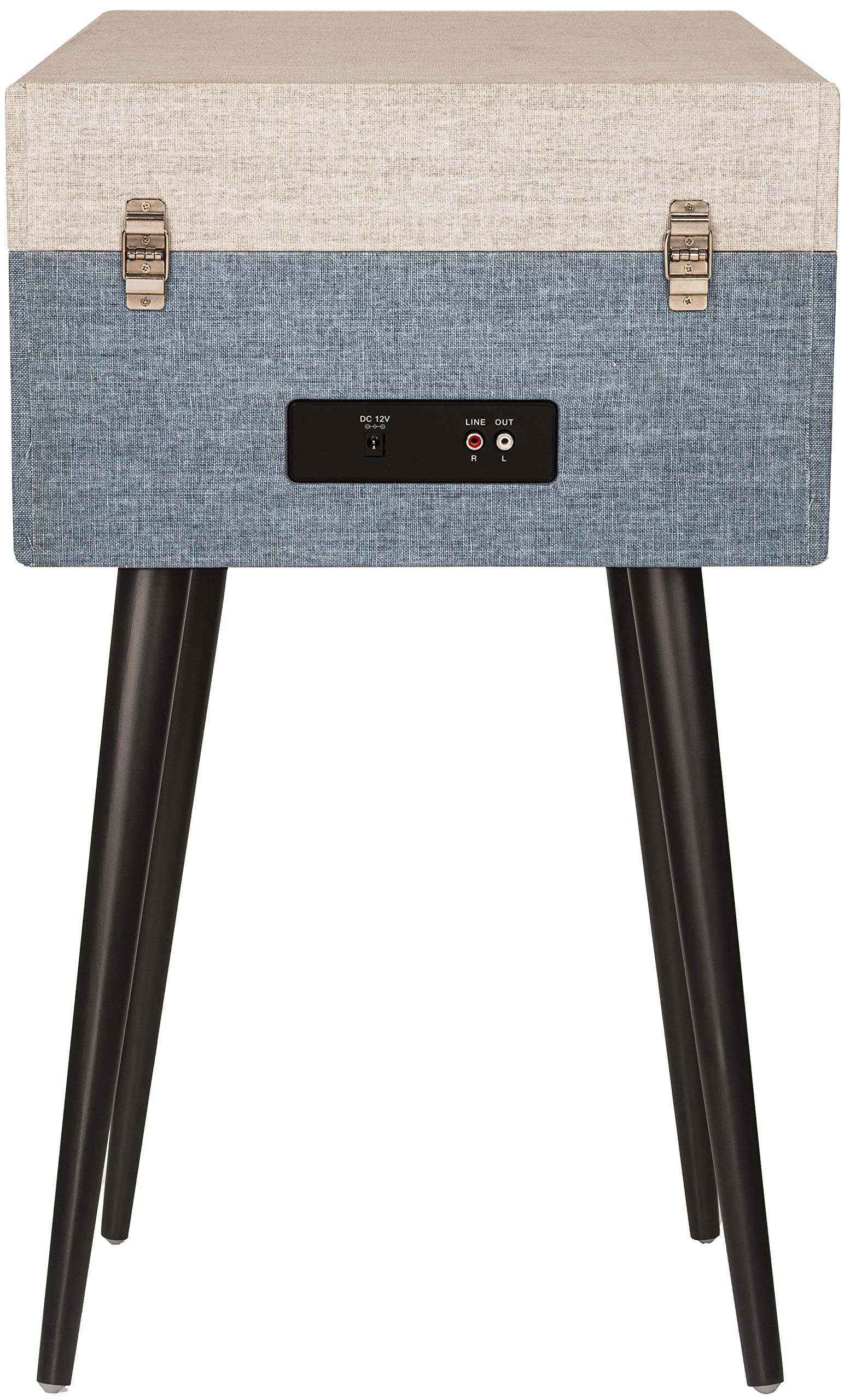 Crosley Crosley CR6233E-TN Dansette Bermuda Bluetooth in/Out Portable Vinyl Record Player Turntable with Aux-in, Tourmaline