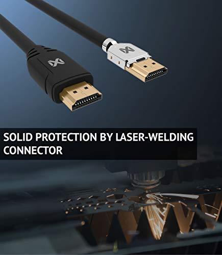 JAVEX JAVEX Pure Copper HDMI Cable, Metal Connector, Nylon Braided Protection, 4K@60Hz 18Gpbs, 3M(10FT)