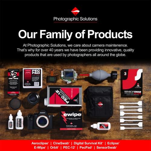 Photographic Solutions Photographic Solutions PEC-PAD Lint Free Non-Abrasive Photo Wipes 9 x 9 (23 X 23cm) 25-Sheets