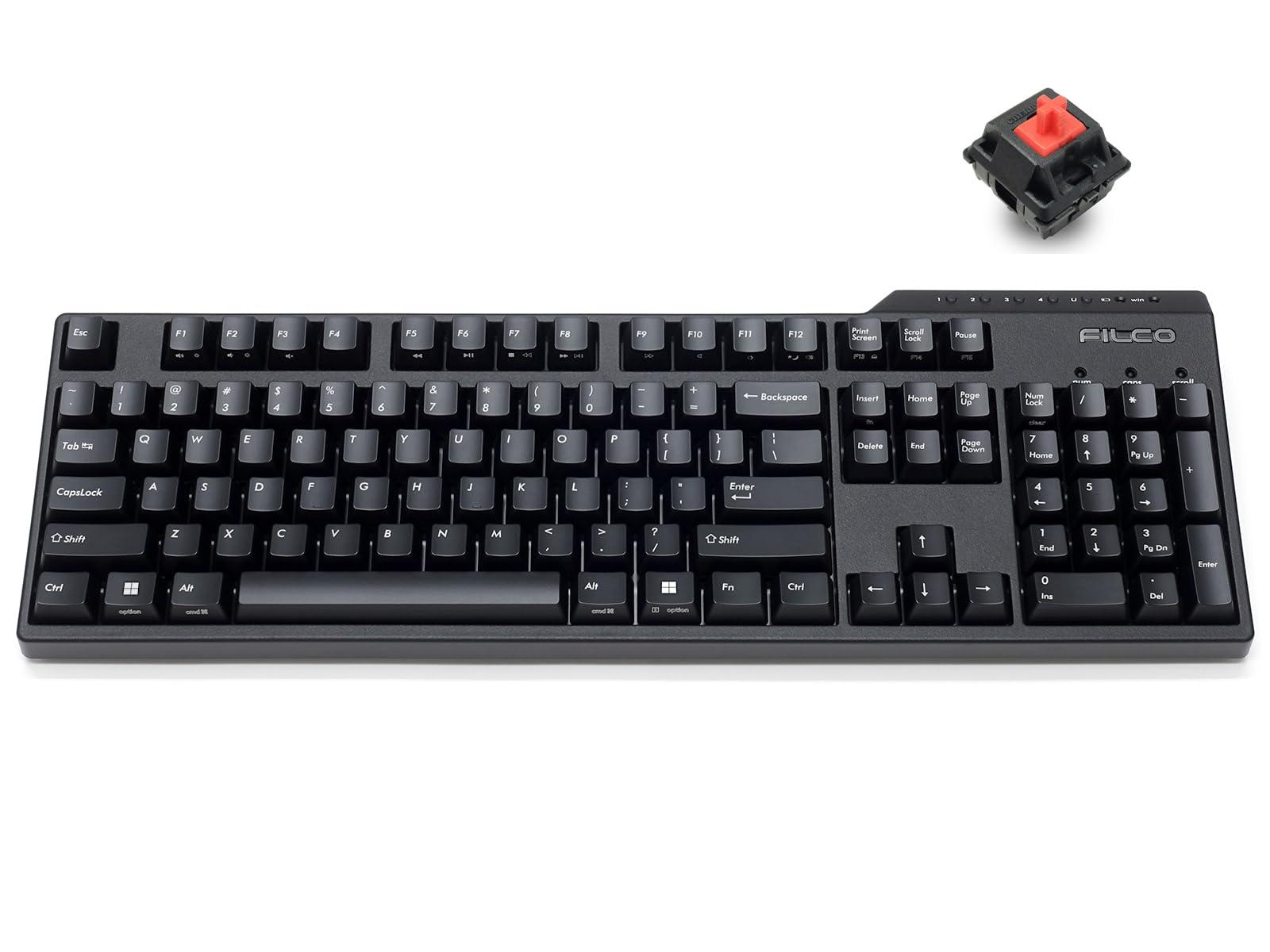 FILCO FILCO Majestouch Convertible 3 Bluetooth Mechanical Keyboard (Cherry MX Silent Red)