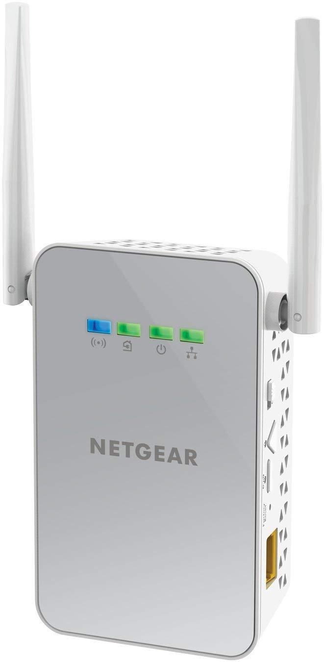 NETGEAR NETGEAR Powerline 1000 Mbps WiFi, 802.11ac, 1 Gigabit Port (PLW1000-100NAS) (Renewed)