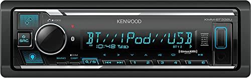 Kenwood KENWOOD KMM-BT332U Bluetooth Car Stereo with USB Port, AM/FM Radio, MP3 Player, Multi Color LCD, Detachable Face, Built in Amazon Alexa Plus SXV300V1 SiriusXM Tuner
