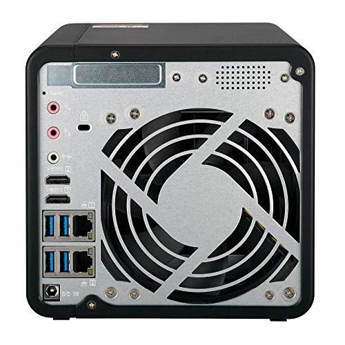 QNAP QNAP Turbo NAS TS-453Be NAS Storage System Including Intel J3455 Quad Core CPU, 8GB DDR3L RAM, 8TB HDD Storage, RAID, Intel HD Graphics